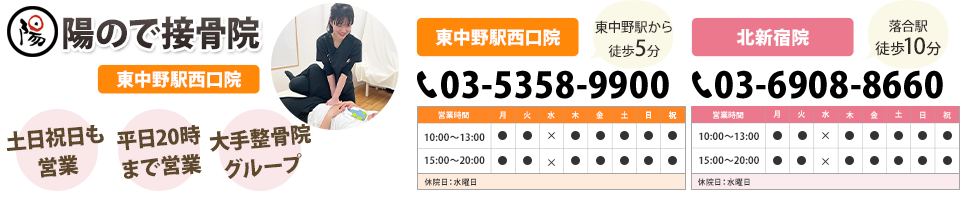 陽ので接骨院　東中野駅西口院